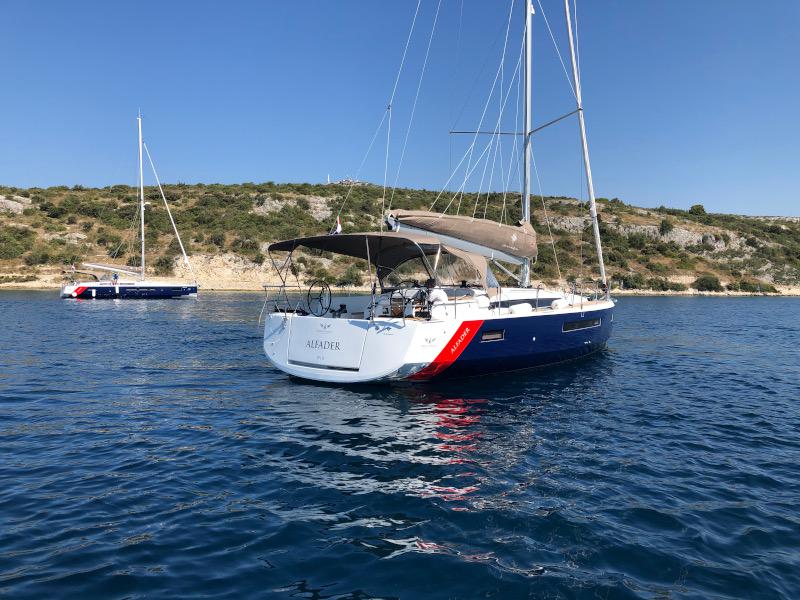 Book yachts online - sailboat - Sun Odyssey 490 - ALFADER (NEW MODEL, BLUE HULL, AC+GEN.) - rent
