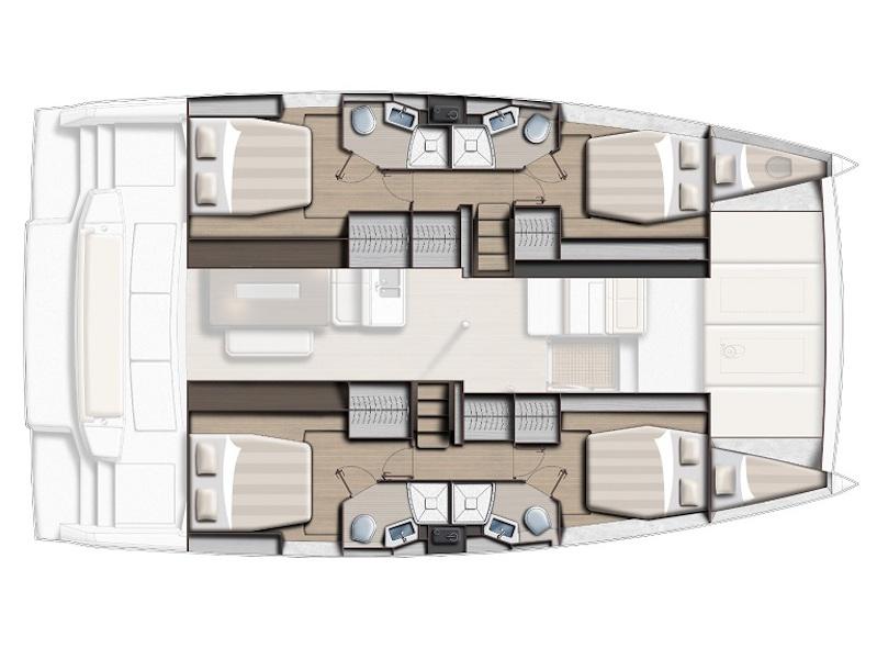 Book yachts online - catamaran - Bali 4.6 - La Brise - rent
