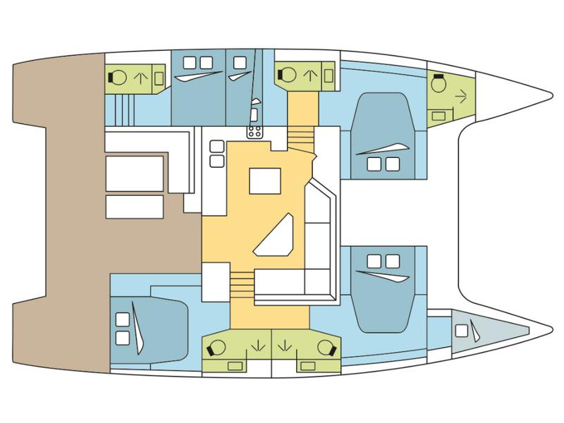 Book yachts online - catamaran - Saona 47 - PALISSANDRE - rent