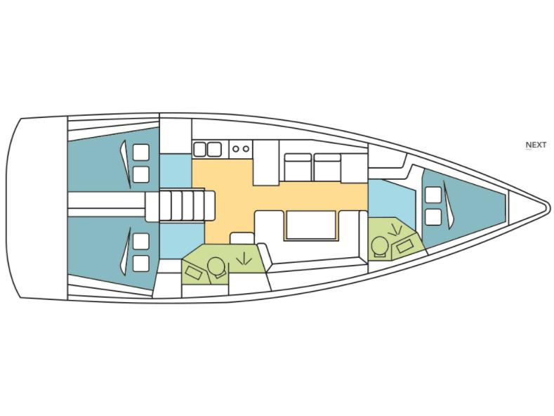 Book yachts online - sailboat - Oceanis 41.1 - TUREIS - rent