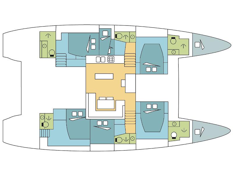 Book yachts online - catamaran - Lagoon 52F - Toronto - rent