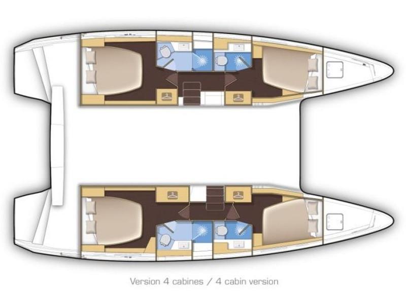 Book yachts online - catamaran - Lagoon 42 - Aero - rent