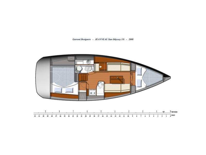 Book yachts online - sailboat - Sun Odyssey 33i - Taga - rent