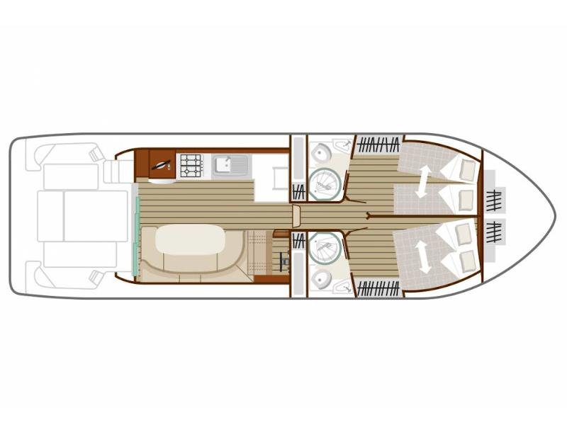 Book yachts online - motorboat - Quattro Fly C - HIMMELPFORT DE - rent