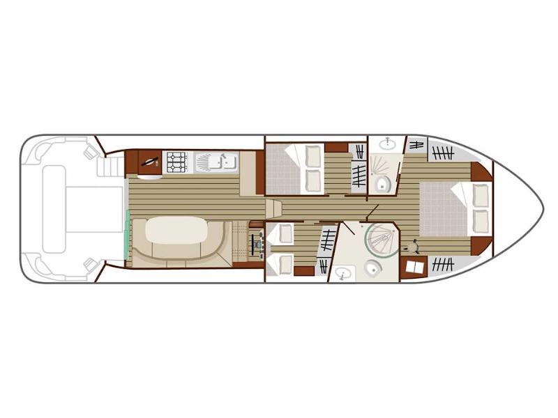 Book yachts online - motorboat - Estivale Sixto - KÓCSAG HU - rent