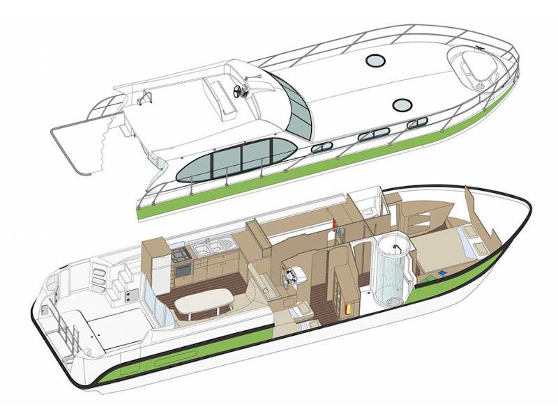 Book yachts online - motorboat - Estivale Sixto Green - SAND FR - rent