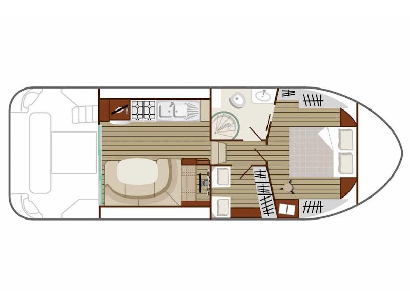 Book yachts online - motorboat - Estivale Quattro S - MONTFORT FR - rent