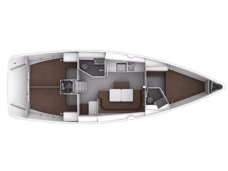 Book yachts online - sailboat - Bavaria Cruiser 41S - Major Tom - rent