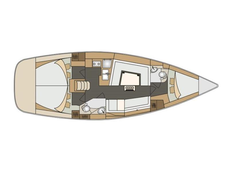 Book yachts online - sailboat - Elan 40 Impression - Mona - rent