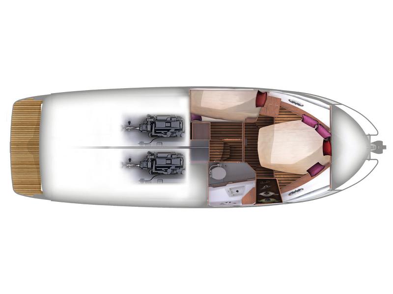 Book yachts online - motorboat - Antares 32 - John - rent