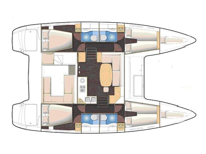 Book yachts online - catamaran - Lagoon 400 S2 - Vassiliki - rent