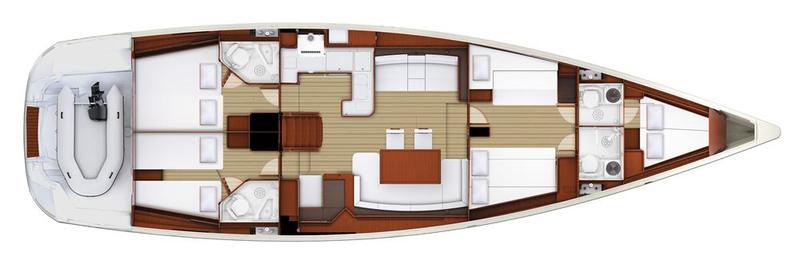 Book yachts online - sailboat - Jeanneau 57 - Messenger - rent