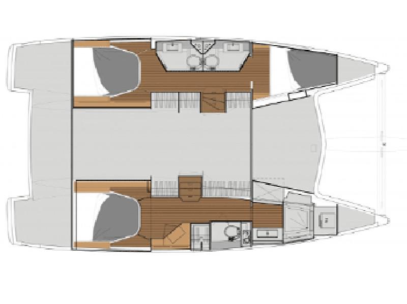 Book yachts online - catamaran - Lucia 40 - Star Lord - rent