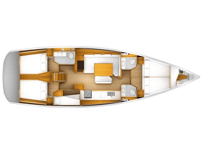 Book yachts online - sailboat - Sun Odyssey 519 - Ataraxia - rent