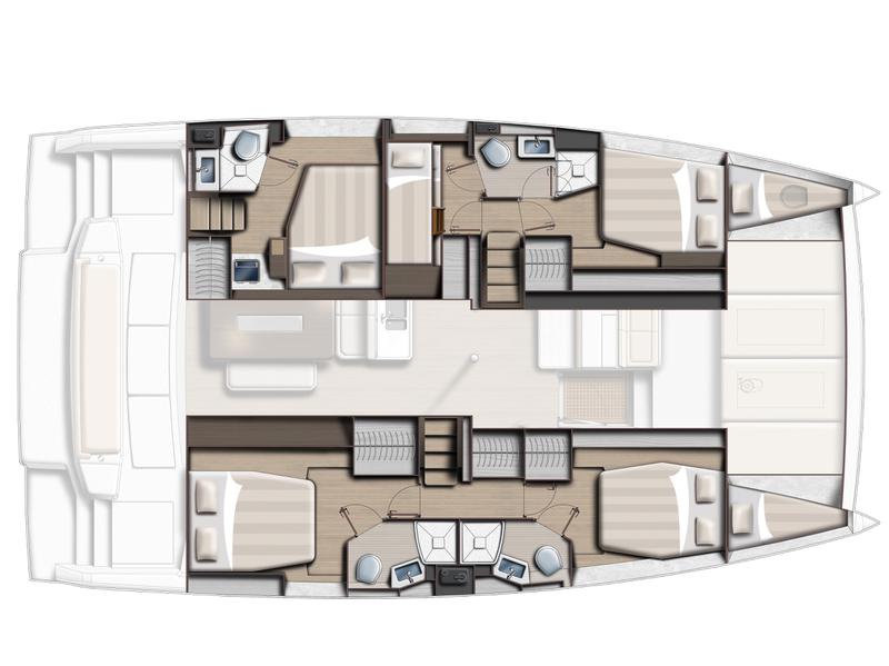 Book yachts online - catamaran - Bali 4.6 - Wild Bunch - rent