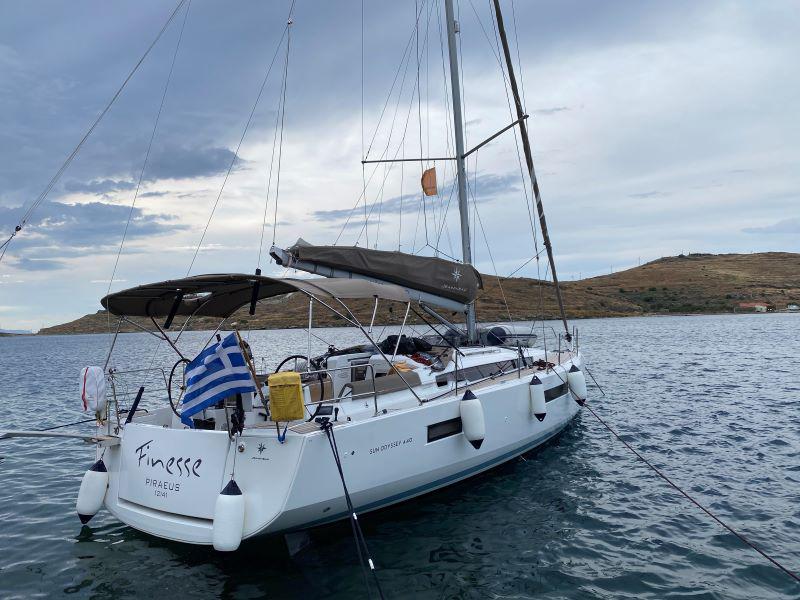Book yachts online - sailboat - Sun Odyssey 440 - Finesse - rent