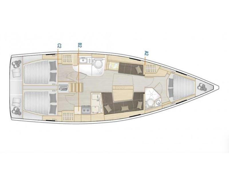 Book yachts online - sailboat - Hanse 418 - 4Fun - rent