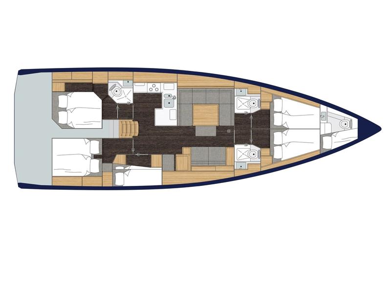 Book yachts online - sailboat - Bavaria C50 - LADY FLORA 3 - rent