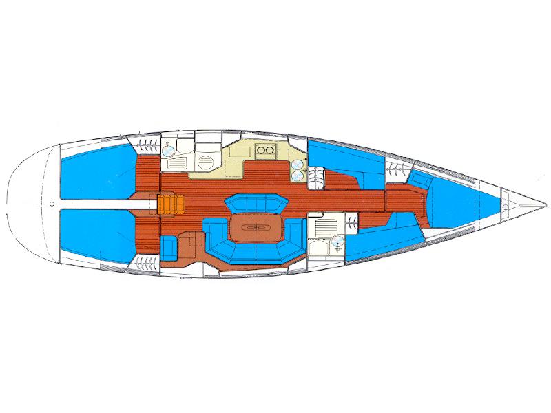 Book yachts online - sailboat - Bavaria 50 - Porto Candia - rent