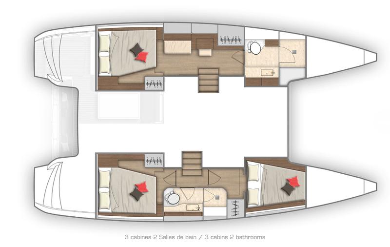 Book yachts online - catamaran - Lagoon 40 Owner Version - Lubina - rent