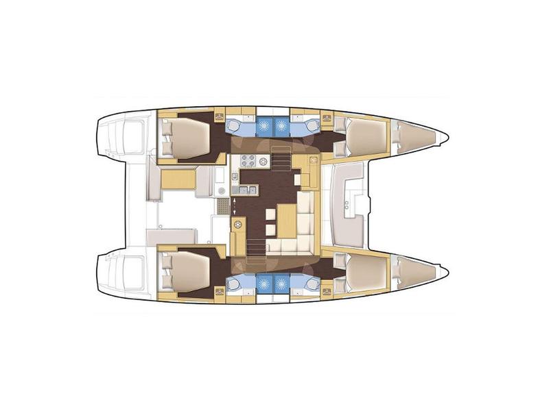 Book yachts online - catamaran - Lagoon 450 Sport - Oryx - rent