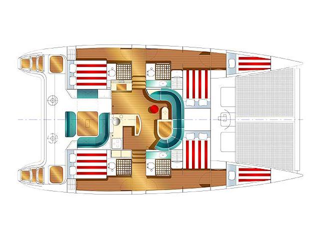 Book yachts online - catamaran - Nautitech 47 - Kassiopeia - rent