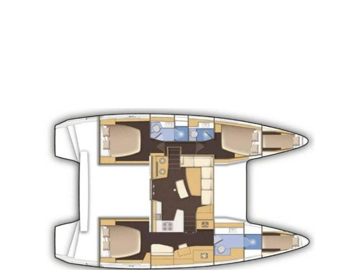 Book yachts online - catamaran - Lagoon 42 Owner version - NURIA - rent