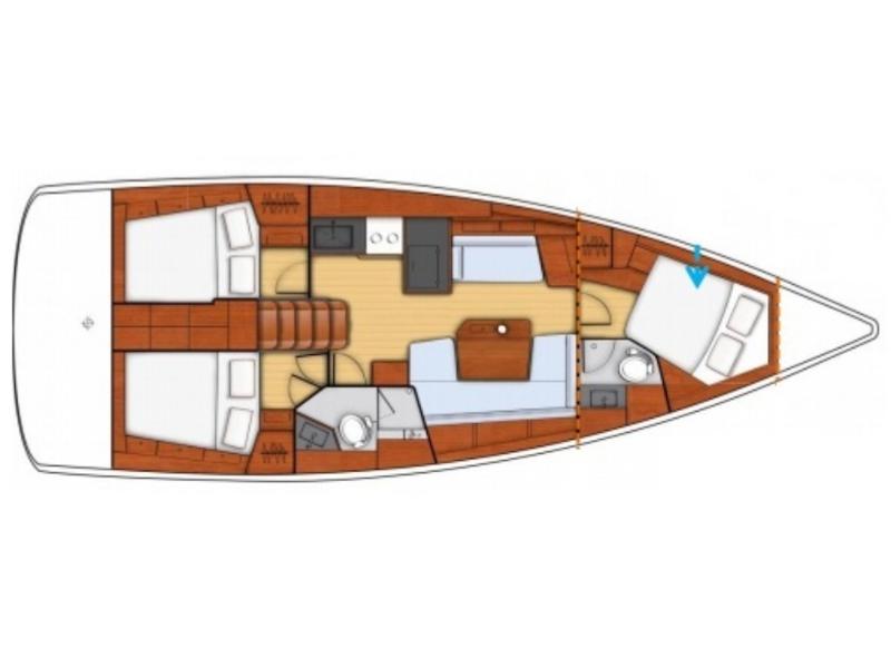Book yachts online - sailboat - Oceanis 41.1 - KOS 41.4 - rent