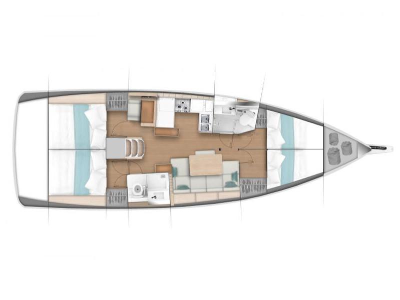 Book yachts online - sailboat - Sun Odyssey 440 - Deep Water - rent
