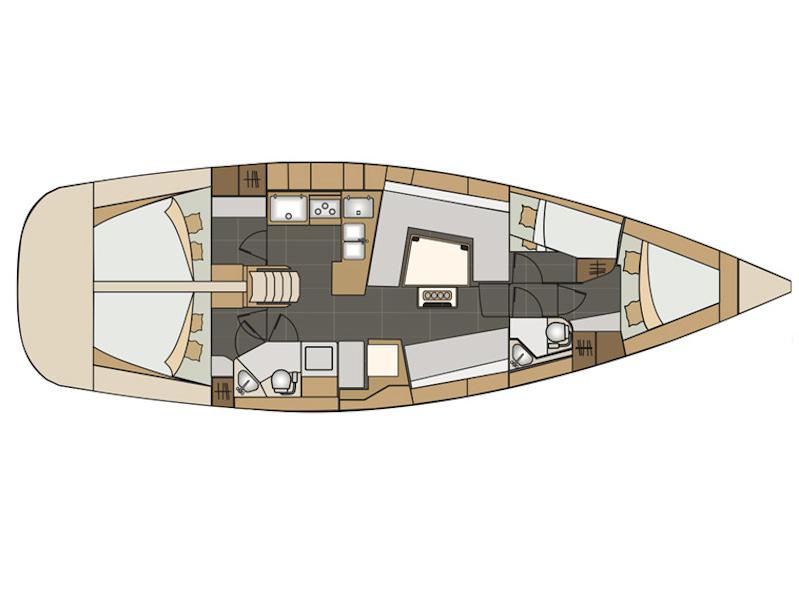 Book yachts online - sailboat - Elan 45 Impression - MONACO - rent