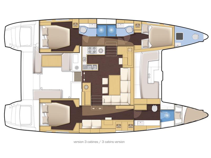 Book yachts online - catamaran - Lagoon 450 - ANNA - rent