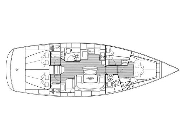 Book yachts online - sailboat - Bavaria 46 Cruiser-4 - Santa Cruz - rent