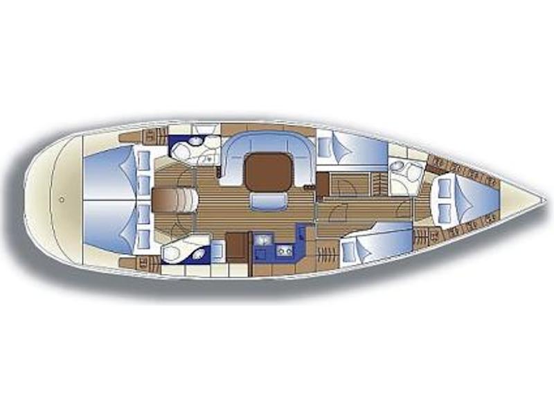 Book yachts online - sailboat - Bavaria 49 - Claudia - rent