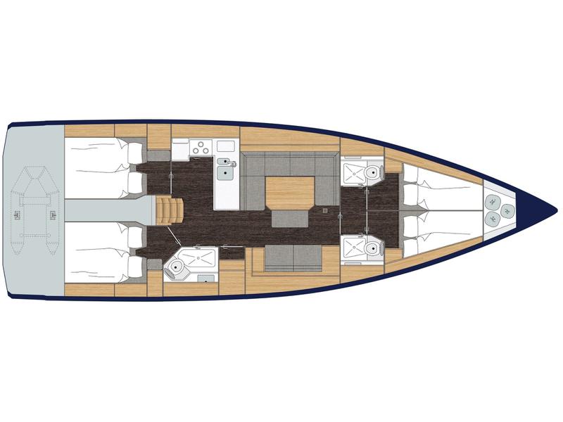 Book yachts online - sailboat - Bavaria C45 Style - Whisper - rent