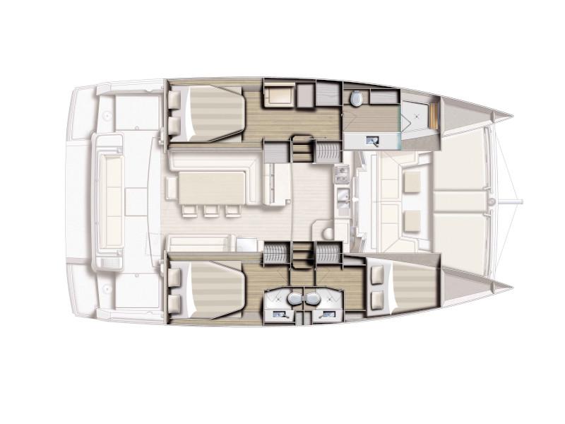 Book yachts online - catamaran - Bali 4.1 - KOS 41.15 - rent