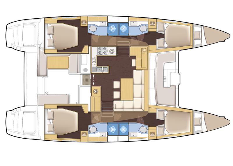 Book yachts online - catamaran - Lagoon 450 - Zuzo 2 - rent
