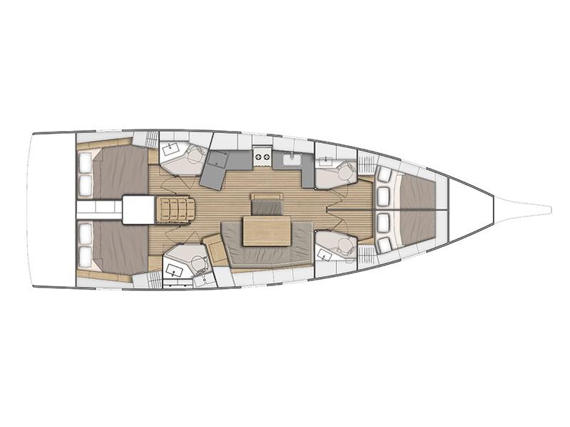 Book yachts online - sailboat - Oceanis 46.1 - SY_2064 - rent