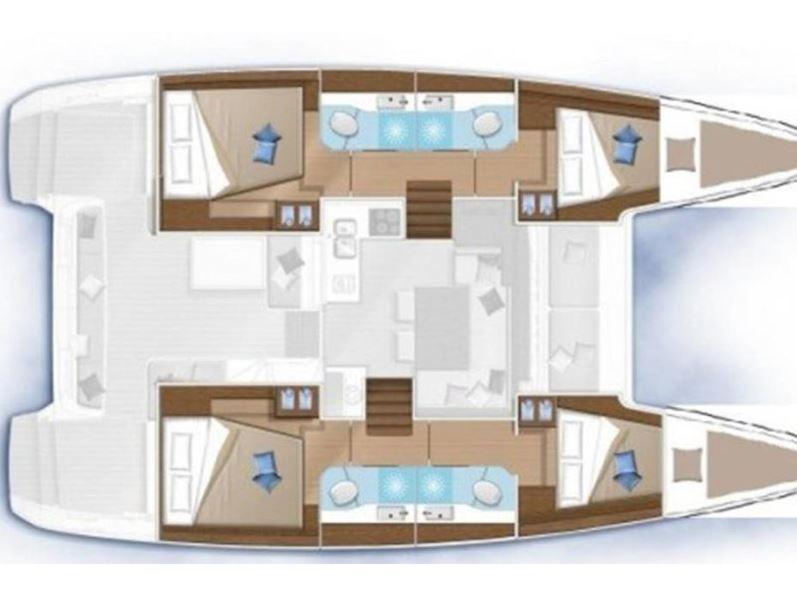 Book yachts online - catamaran - Lagoon 40 - SAIL AND PASSION - rent