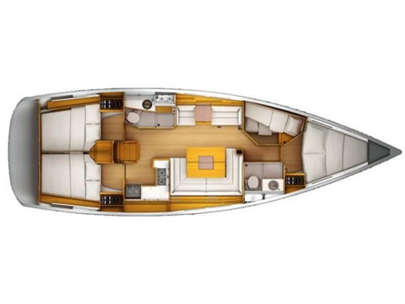 Book yachts online - sailboat - Sun Odyssey 439 - Mira - rent