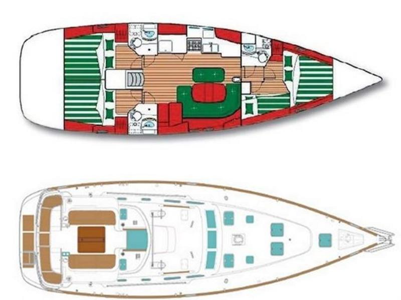 Book yachts online - sailboat - Oceanis 473 - Lullaby - rent
