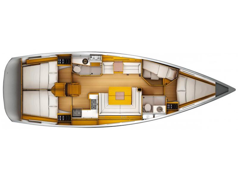 Book yachts online - sailboat - Sun Odyssey 449 - PSARA_DB - rent