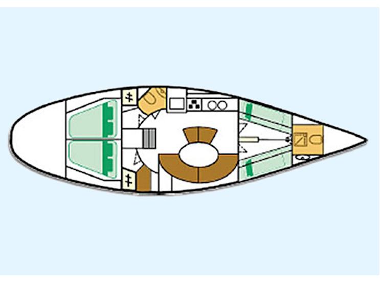 Book yachts online - sailboat - First 45 F5 - OINOH - rent