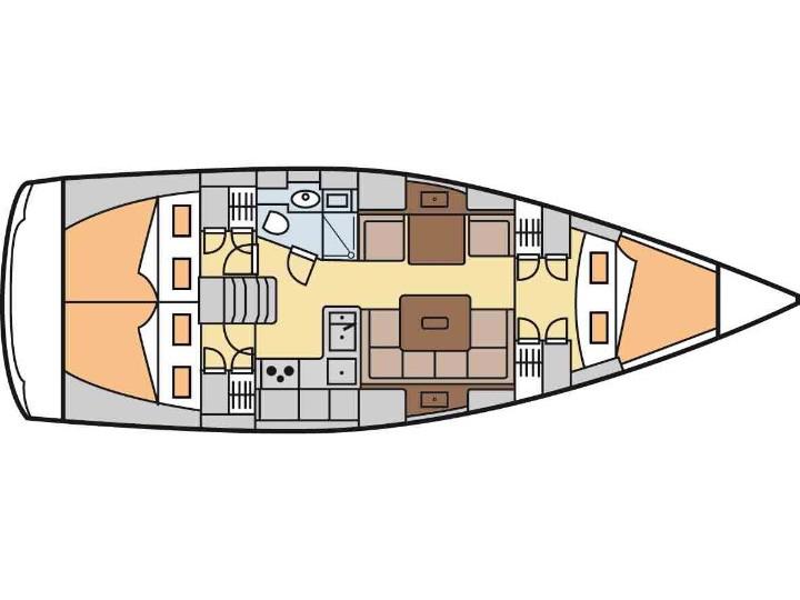 Book yachts online - sailboat - Hanse 375 - Baba Yaga - rent