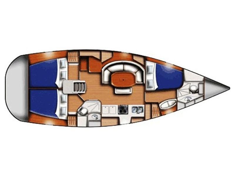 Book yachts online - sailboat - Oceanis 393 Clipper - Škuribanda (refitted 2021) - rent