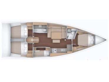 Book yachts online - sailboat - Dufour 430 - SAM'S WIND - rent