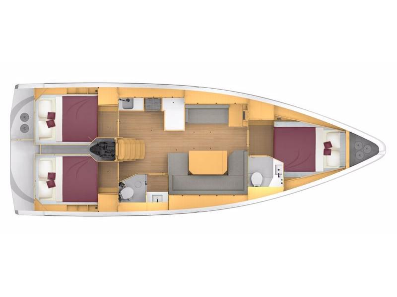 Book yachts online - sailboat - Bavaria C42 Style - new - rent