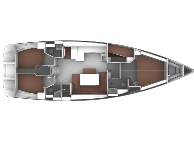 Book yachts online - sailboat - Bavaria 51 Cruiser - Top Sea - rent