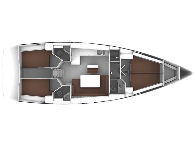 Book yachts online - sailboat - Bavaria Cruiser 46 - Andrea - rent