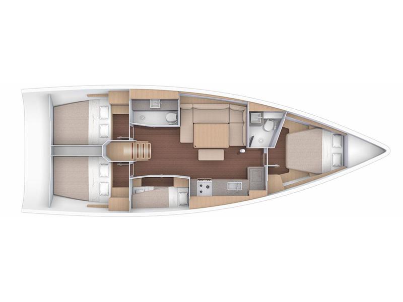 Book yachts online - sailboat - Hanse 458 - Sea Ruby - rent