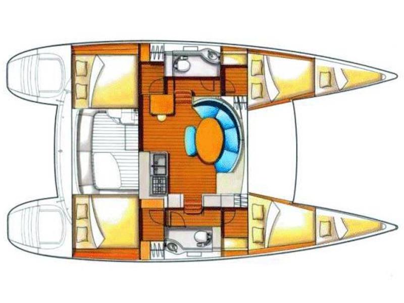 Book yachts online - catamaran - Lagoon - 380 - Amelie - rent